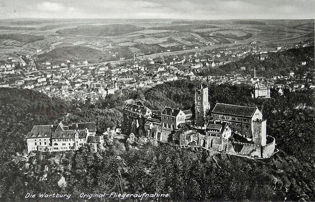 Luftbild Wartburg 1930